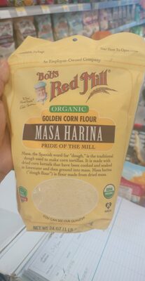 Organic masa harina golden corn flour