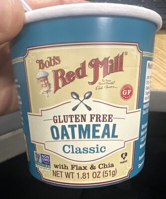 Gluten Free Oatmeal With Flax And Chia