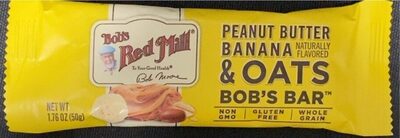 Peanut Butter Banana Naturally Flavored & Oats Bob's Bar