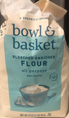 Bleached enriched flour