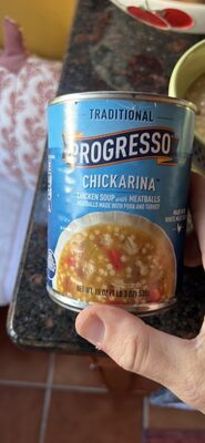 CHICKARINA CHICKEN SOUP with MEATBALLS