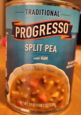 Traditional Split Pea with Ham Soup