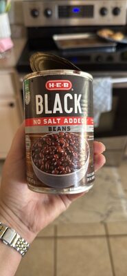 BLACK BEANS NO SALT ADDED