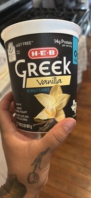 Greek vanilla yogurt