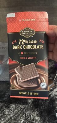 72% Cacao Dark Chocolate