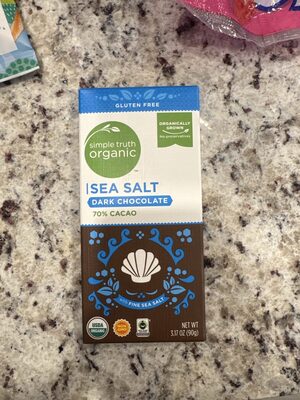 Cacao dark chocolate with sea salt