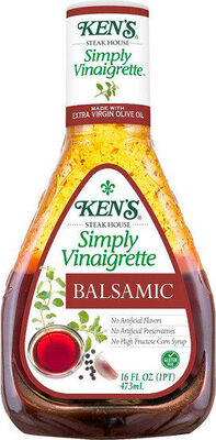 Ken& steak house simply vinaigrette balsamic salad dressing