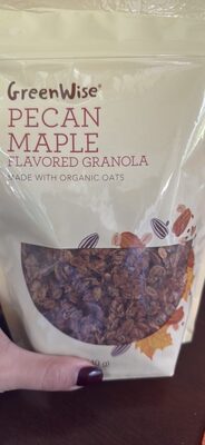 PECAN MAPLE FLAVORED GRANOLA