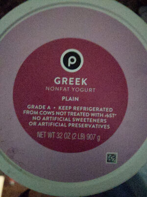 Plain Nonfat Authentic Greek Yogurt