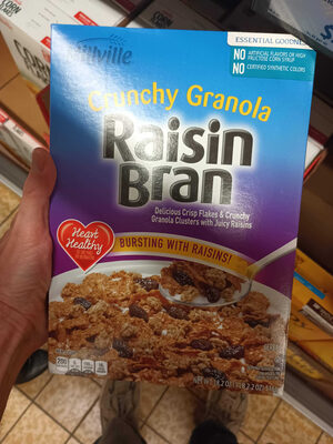 Crunchy Granola Raisin Bran, Crisp Flakes & Crunchy Granola Clusters With Raisins