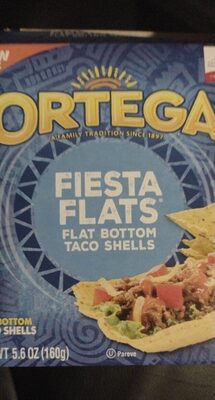 Fiesta flats flat bottom taco shells