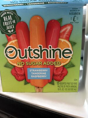 NO SUGAR ADDED STRAWBERRY • TANGERINE • RASPBERRY