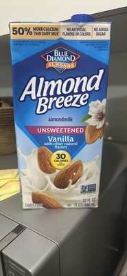 Almond Breeze Unsweetened Vanilla almondmilk