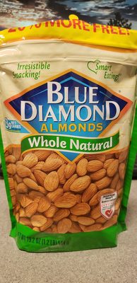 Whole natural almonds