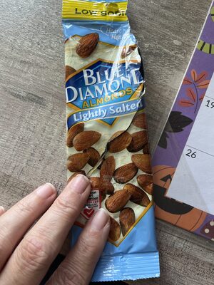 Lightly salted almonds