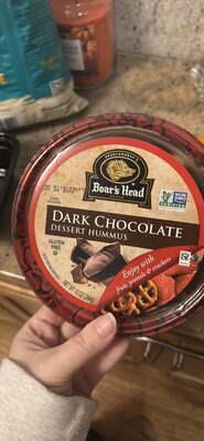 Dark Chocolate Dessert Hummus