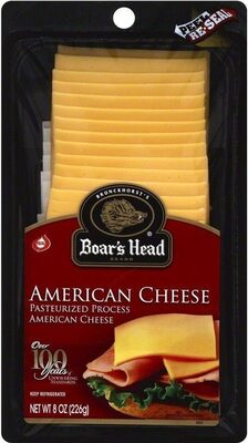 Pre-sliced yellow american cheese