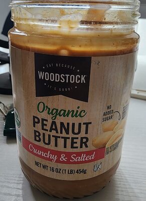 Organic Peanut Butter Crunchy & Salted