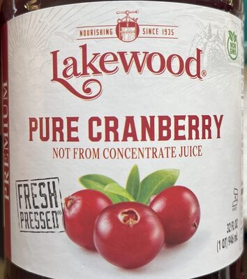 Pure Cranberry Juice