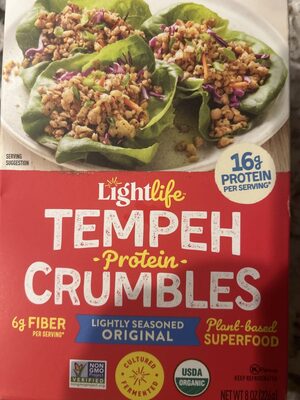 Lightly Seasoned Original Tempeh Protein Crumbles