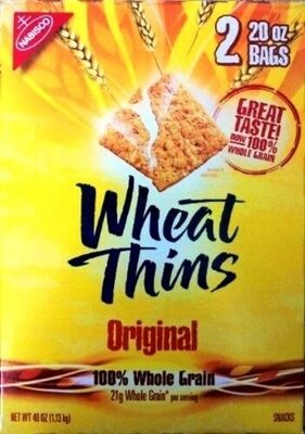 Nabisco original snack crackers gram whole grain
