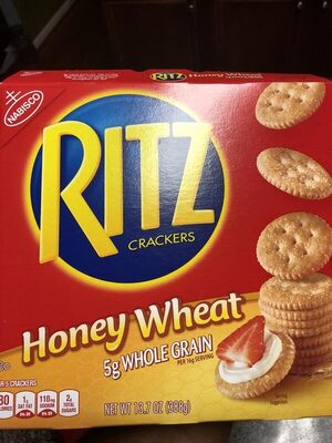 Nabisco ritz crackers honey wheat 1x13.700 oz