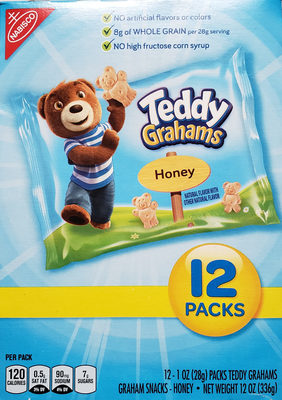 Graham snacks, honey