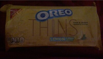 Oreo Thins Lemon