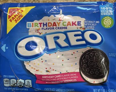 Oreo Birthday Cake Flavor