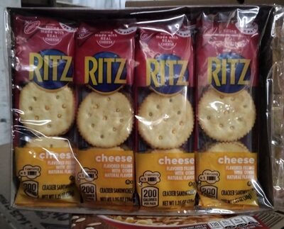 Cheese cracker sandwiches, cheese