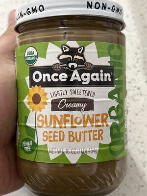 Organic Sunflower Seed Butter