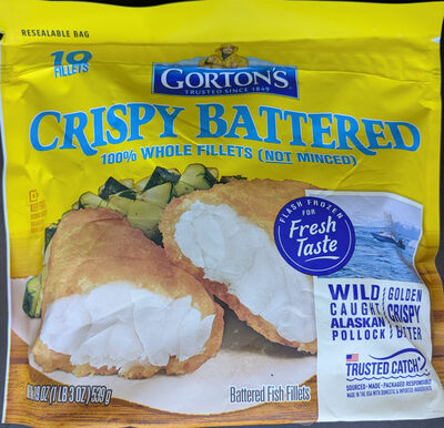 Crispy Battered Wild Whole Fillets (Not Individually Frozen)