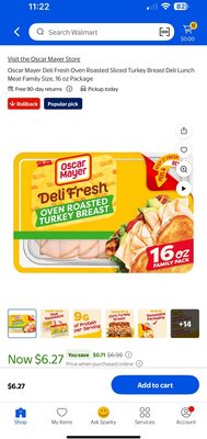 Oven Roasted Turkey Breast Deli Lunch Meat