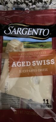 Aged Swiss Sliced Swiss Cheese