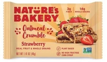 Strawberry Oatmeal Crumble Bar