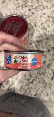 Wild Caught Alaskan Pink Salmon in water