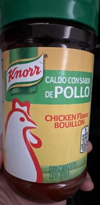Bouillon caldo con sabor de pollo chicken flavor