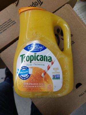 Pure Premium Orange Juice Calcium And Vitamin D No Pulp