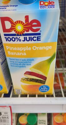 Dole 100% Juice Orange Pineapple Banana