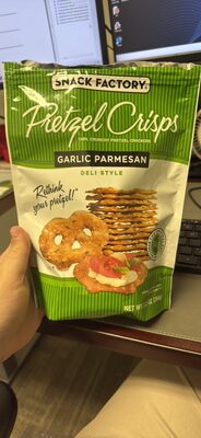 Pretzel Crisps Garlic Parmesan Deli Style