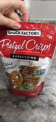 Pretzel Crisps Everything Deli Style
