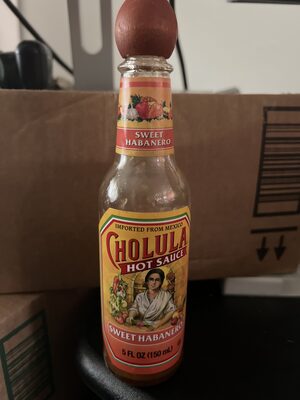 Cholula hot sauce sweet habanero