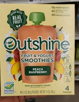 Fruit and yogurt smoothies