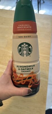 ALMONDMILK & OATMILK CREAMER Caramel Macchiato Inspired Flavor