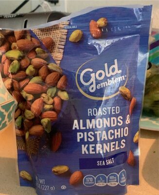 Roasted almonds & pistachio kernels sea salt
