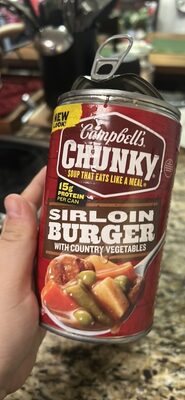 SIRLOIN BURGER WITH COUNTRY VEGETABLES