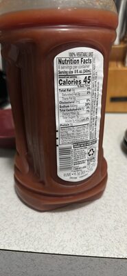 100% VEGETABLE JUICE