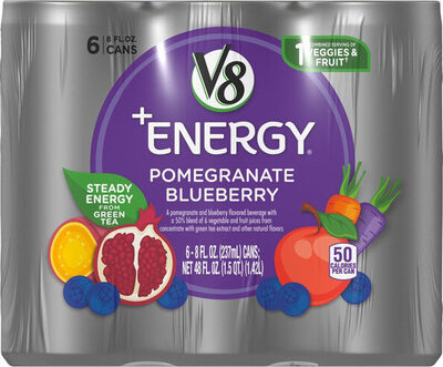V v-fusion +energy pomegranate blueberry vegetable