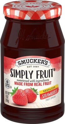 Simply fruit spread strawberry