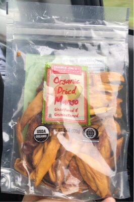 Organic dried mango